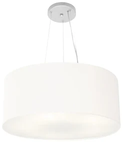 Pendente Cilíndrico Branco MJ-4047 Para Mesa de Jantar e Estar