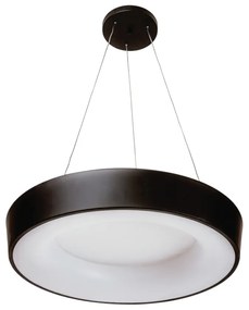 Pendente Dândi Ø44X09Cm Led 20,5W Bivolt / Redondo Base Fechada | Usin... (CB-V - Cobre Escovado, 3000k)