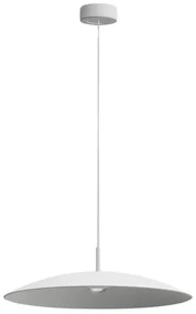 Pendente Led Aluminio 12W 60 3000K 60Cm Plato - BRANCO