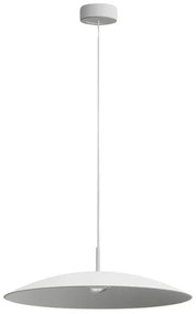 Pendente Led Aluminio 12W 60 3000K 60Cm Plato - BRANCO