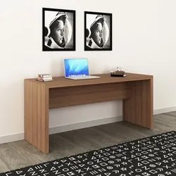 Mesa para Home Office de 163 cm de Largura ME4109 Amendoa - Tecno Mobi