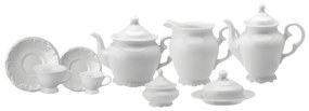 Aparelho De Chá E Café Porcelana Schmidt 53 Peças - Mod. Pomerode 114