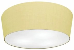 Plafon Cone Md-3004 Cúpula em Tecido 15/50x40cm Algodão Crú - Bivolt