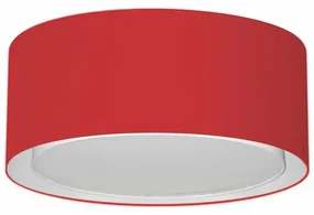 Plafon de Sobrepor Cilíndrico SP-3036 Cúpula Cor Bordo