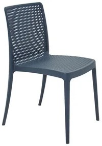 Cadeira Tramontina Isabelle em Polipropileno e Fibra de Vidro Azul Navy