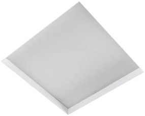 Plafon Led Embutir Quadrado 32w Branco Luz Neutra 27,4cm