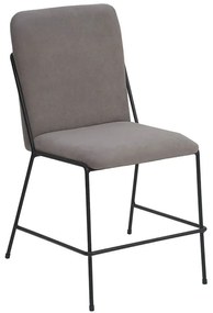 Cadeira Lars - Preto e chumbo
