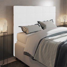 Cabeceira Stambul Para Cama Box King 195 cm Corino - D'Rossi - Branco