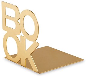 Aparador de Livros Book Dourado em Metal 13 cm - D'Rossi