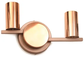 Arandela Uneve Tubo Duplo 04X20X57Cm 2Xmr11 - Old Artisan Ar-5550 (DOURADO FOSCO)
