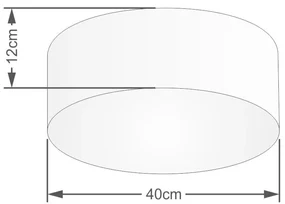 Plafon Para Sala Cilíndrico SL-3005 Cúpula Cor Roxo