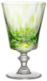 Taça de Cristal Lisa p/ Água e Suco 450ml - Verde Claro  Verde Claro