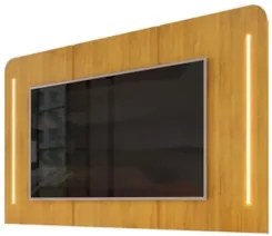 Painel Para TV Suspenso 75 Pol 218cm World D04 Cedro - Mpozenato