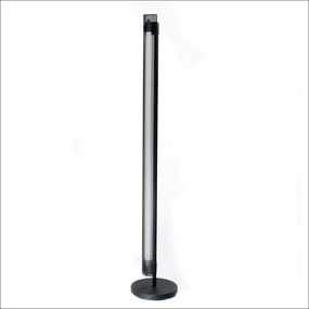 Luminária De Chão Rera 24,5X24,5X138,5Cm Metal Alumínio 1Xt8 Led 120Cm... (MARSALA)