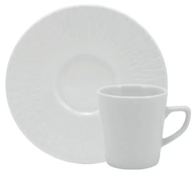 Xícara Café Com Pires 70Ml Porcelana Schmidt - Mod. Aspen 241