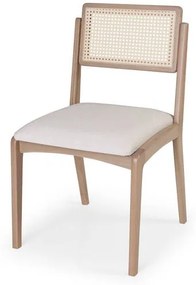 Cadeira Argos Encosto Fibra Assento Estofado - 67824 Sun House