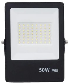 Projetor Led Ultrafino Preto 50w 6500k Ip65