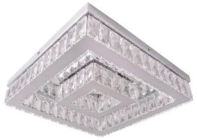 Plafon Led Sobrepor Cinza 33w 3000k 40cm