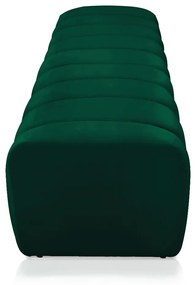 Calçadeira Olivia Casal 140 cm Veludo Verde Esmeralda - D'Rossi