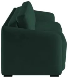 Sofá Cama Casal para Sala 216cm Polska Z08 Veludo Verde - Mpozenato