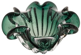 Centro De Mesa De Vidro Italy Verde Esmeralda 21x10cm 29002 Wolff
