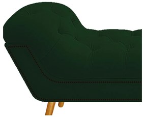 Calçadeira Estofada Veneza 160 cm Queen Size Suede Verde - ADJ Decor