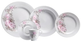 Aparelho De Jantar Chá 30 Peças Porcelana Schmidt - Dec. Maresias 2405