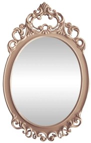 Espelho Gautier Oval Design Clássico Artesanal