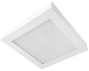 Plafon Led Sobrepor Quadrado 25w Luz Branca Londres