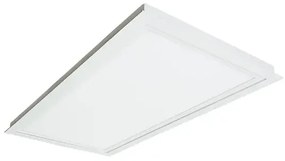 Plafon Led Embutir 36W Acrilico Branco - LED BRANCO FRIO (5000K)