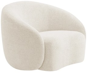 Poltrona Orgânica Luxo Recepção Amore Bouclé - ADJ Decor