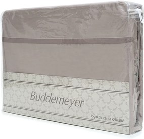 Jogo de Cama 4pçs Queen Buddemeyer Basic Premium 200 Fios Bege