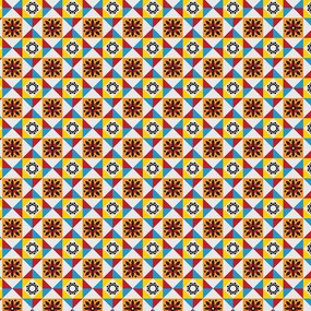 Papel de Parede Pastilha Multicolor 0.50m x 3.00m