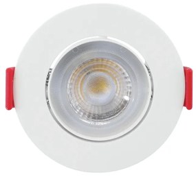 Spot De Embutir Redondo 3W 3000K Led Bivolt Ø7,4X2,5Cm | Opus Eco 3301...