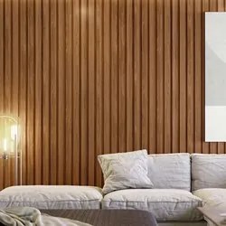 Kit 4 Placas Painel Ripado Decorativo 99cm Slat M20 Cinamomo - Mpozena