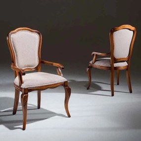 Cadeira com Braço Hillux Madeira Maciça Design Clássico Avi Móveis