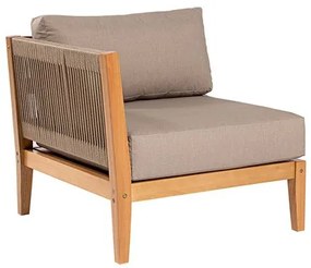 Sofa Modulo Canto Direito Cannes Cor Fendi Base Mel - 72474 Sun House