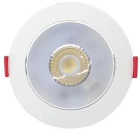 Spot De Embutir Redondo 7W 4000K Led Bivolt Ø10,5X3,1Cm | Opus Eco 387...