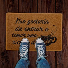 Capacho Gostaria de Tomar Uma Xícara de Café