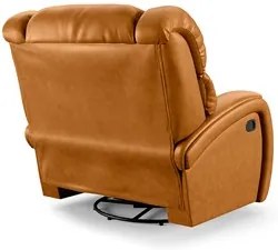 Poltrona do Papai Reclinável Kalie Glider Giratória Massagem FH9 PU Wh