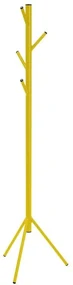 Cabideiro de Chão Mancebo Retrô Martyn Design Amarelo
