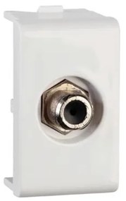 Tomada Para Cabo Coaxial Antena Tv Branco Decor