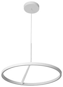 Pendente Led Dimerizavel Aluminio 43W 3000K Circle - BRANCO