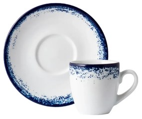 Xicara Café Com Pires 60Ml Porcelana Schmidt - Dec. Nevoa 2420