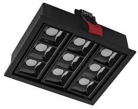 Plafon Led Embutir Aluminio 21W 48 2700K Picco - PRETO