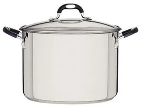 Caldeirão Tramontina Astro Aço Inox Tampa de Vidro 30 cm 20,8 Litros