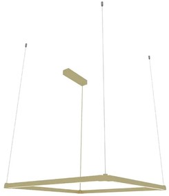 Pendente Led Aluminio Acrilico 30,4W 3000K Fit15 - DOURADO