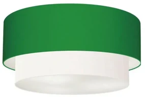 Plafon Para Banheiro Cilíndrico SB-3062 Cúpula Cor Verde Folha Branco