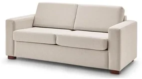 Sofá Cama Amsu Linho Cinza Pés Imbuia 185cm - 62449 Sun House