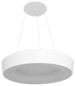 Pendente Led Aluminio 25,2W Luz Amarela Apollo - BRANCO